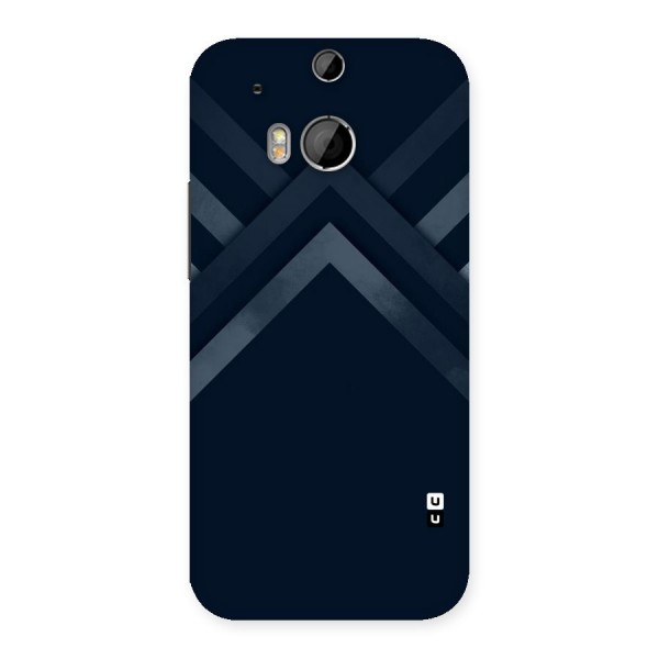 Navy Blue Arrow Back Case for HTC One M8