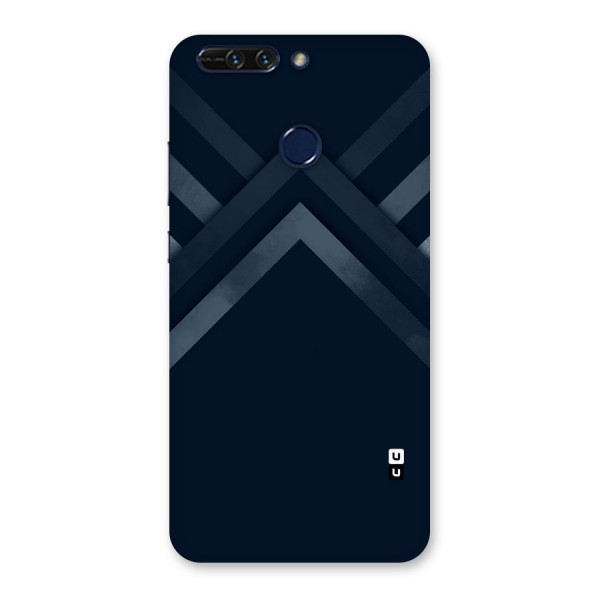 Navy Blue Arrow Back Case for Honor 8 Pro