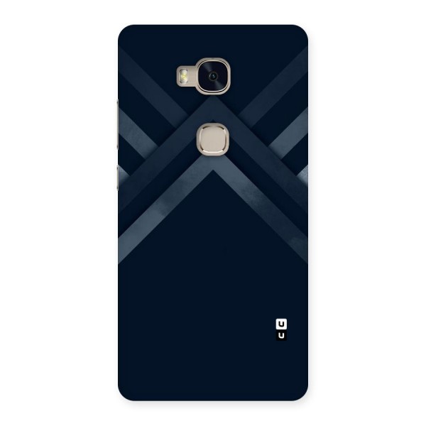 Navy Blue Arrow Back Case for Huawei Honor 5X