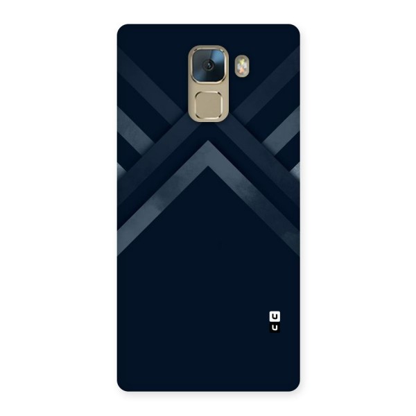 Navy Blue Arrow Back Case for Huawei Honor 7