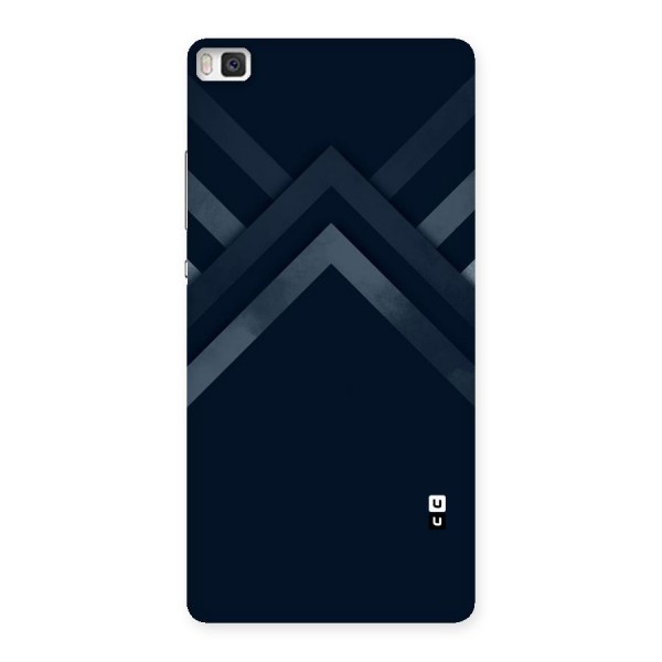 Navy Blue Arrow Back Case for Huawei P8
