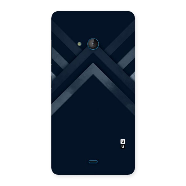 Navy Blue Arrow Back Case for Lumia 540