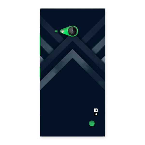 Navy Blue Arrow Back Case for Lumia 730