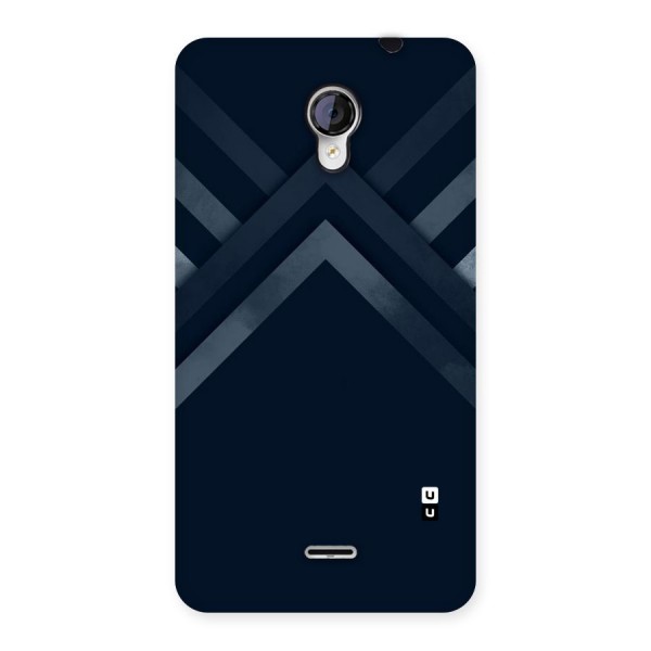 Navy Blue Arrow Back Case for Micromax Unite 2 A106