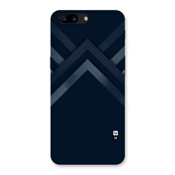 Navy Blue Arrow Back Case for OnePlus 5