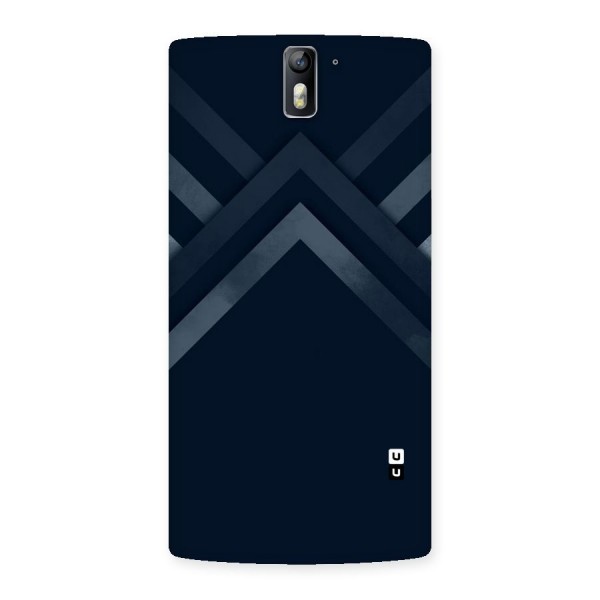 Navy Blue Arrow Back Case for One Plus One