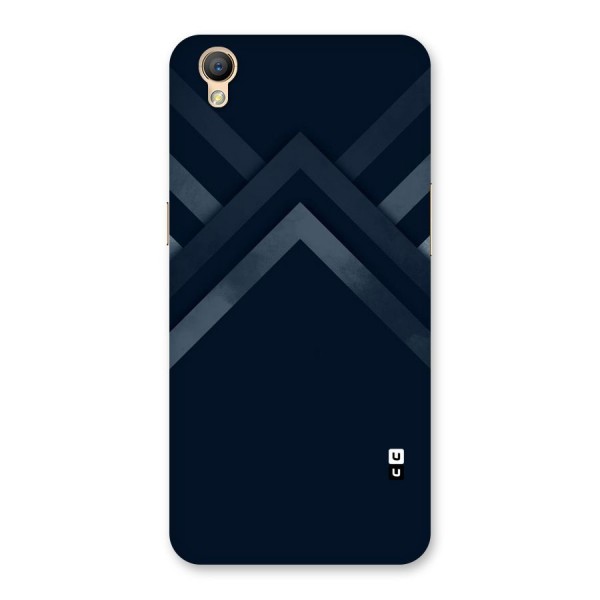 Navy Blue Arrow Back Case for Oppo A37
