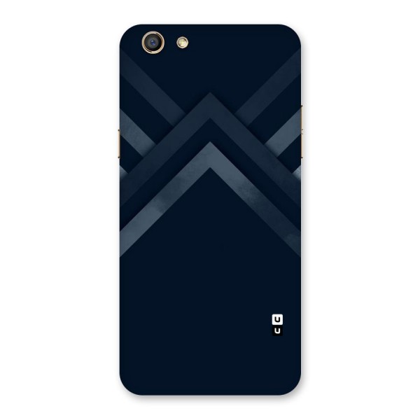 Navy Blue Arrow Back Case for Oppo F3