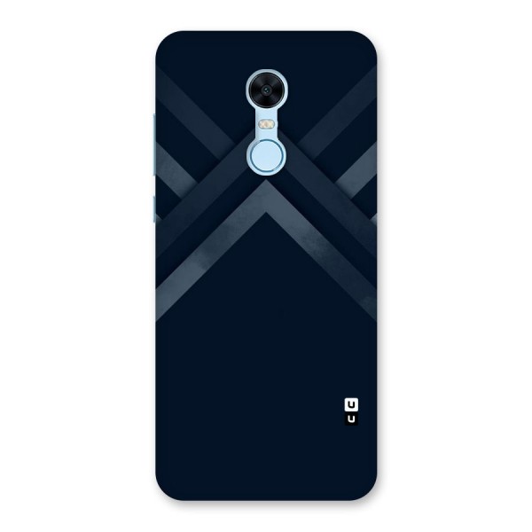 Navy Blue Arrow Back Case for Redmi Note 5
