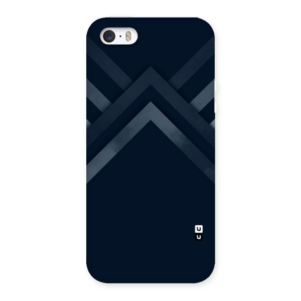 Navy Blue Arrow Back Case for iPhone 5 5S