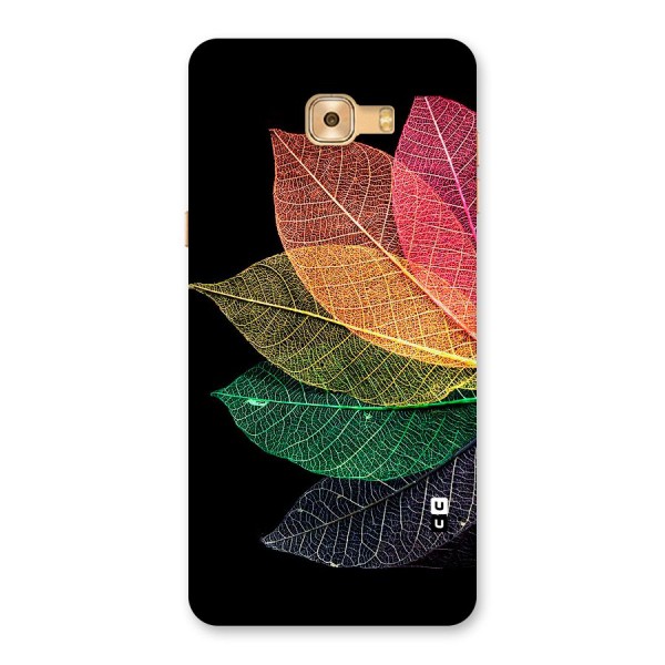 Net Leaf Color Design Back Case for Galaxy C9 Pro