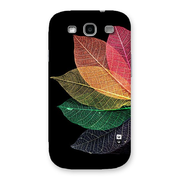 Net Leaf Color Design Back Case for Galaxy S3