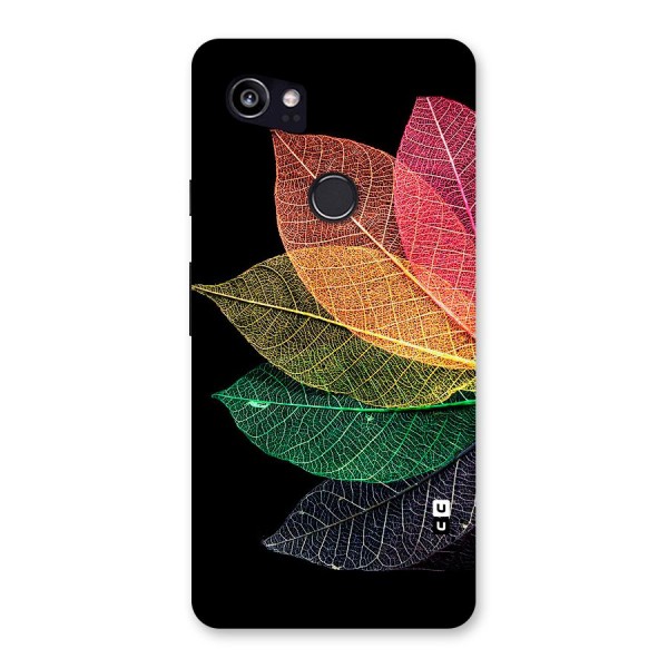 Net Leaf Color Design Back Case for Google Pixel 2 XL