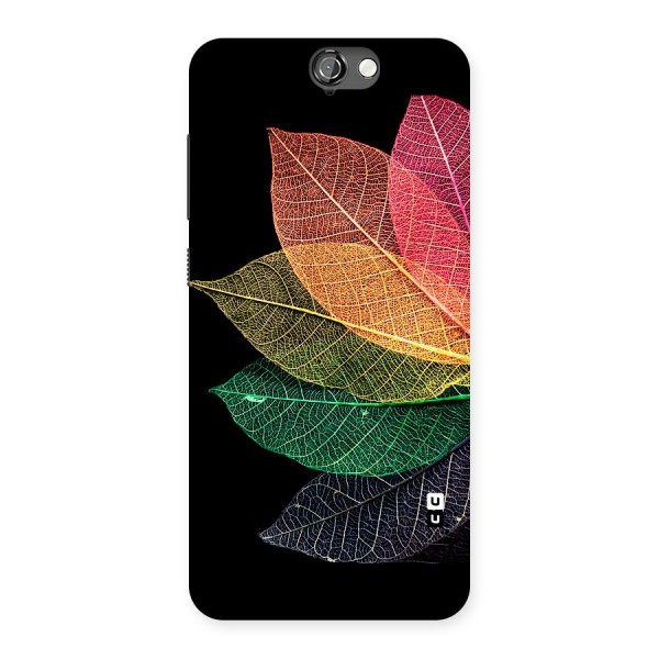 Net Leaf Color Design Back Case for HTC One A9