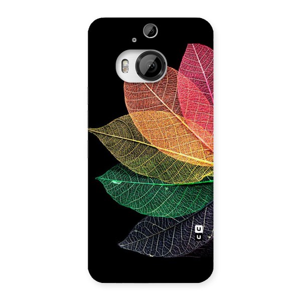 Net Leaf Color Design Back Case for HTC One M9 Plus