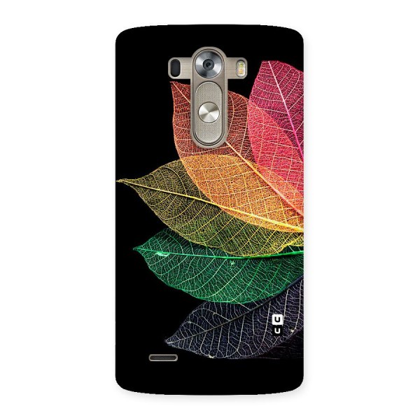 Net Leaf Color Design Back Case for LG G3