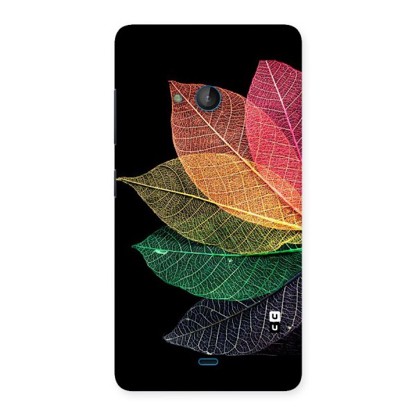 Net Leaf Color Design Back Case for Lumia 540