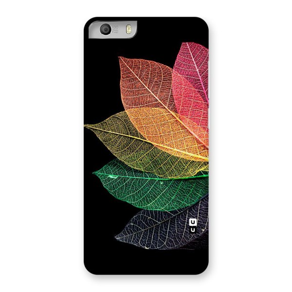 Net Leaf Color Design Back Case for Micromax Canvas Knight 2
