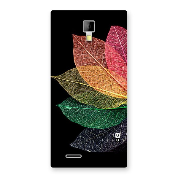 Net Leaf Color Design Back Case for Micromax Canvas Xpress A99