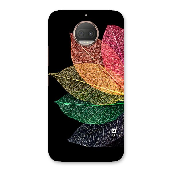 Net Leaf Color Design Back Case for Moto G5s Plus