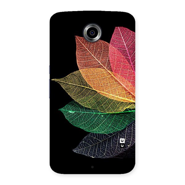 Net Leaf Color Design Back Case for Nexsus 6