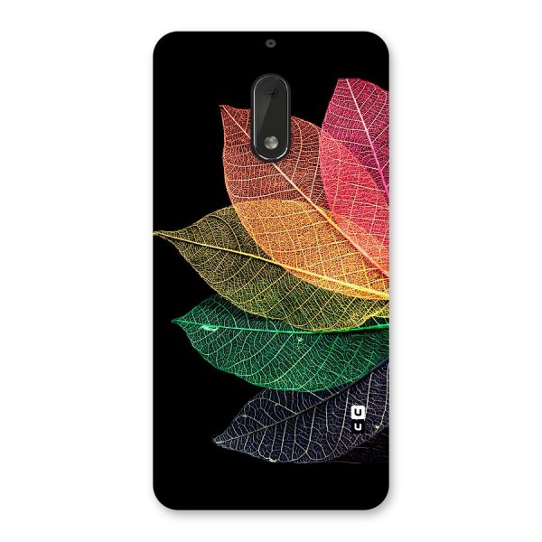 Net Leaf Color Design Back Case for Nokia 6