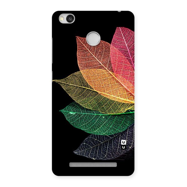 Net Leaf Color Design Back Case for Redmi 3S Prime