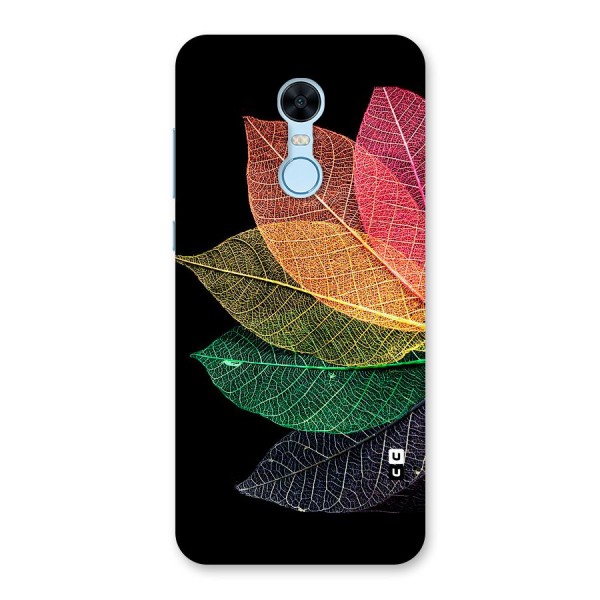 Net Leaf Color Design Back Case for Redmi Note 5