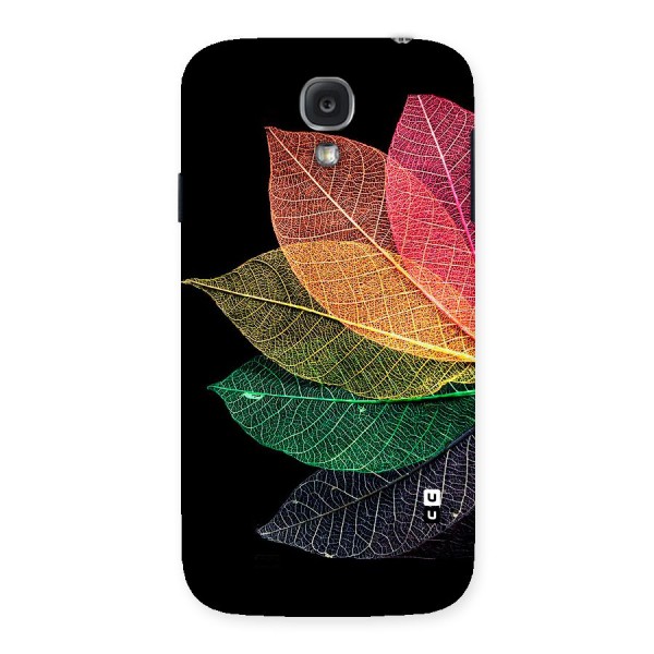 Net Leaf Color Design Back Case for Samsung Galaxy S4