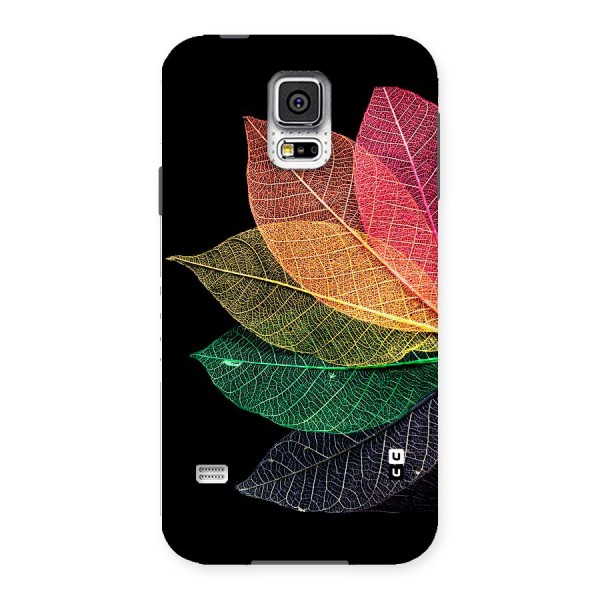 Net Leaf Color Design Back Case for Samsung Galaxy S5