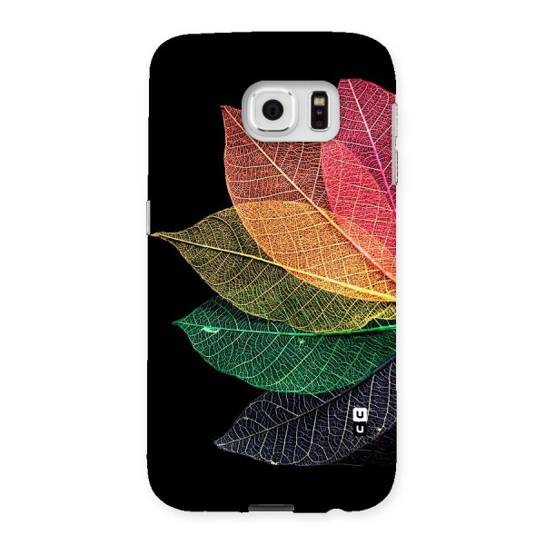 Net Leaf Color Design Back Case for Samsung Galaxy S6