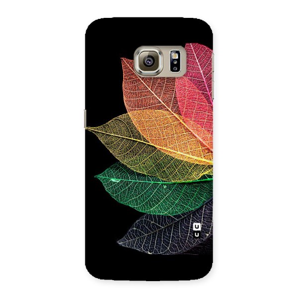 Net Leaf Color Design Back Case for Samsung Galaxy S6 Edge