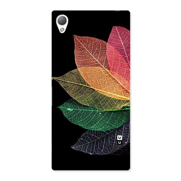 Net Leaf Color Design Back Case for Sony Xperia Z3