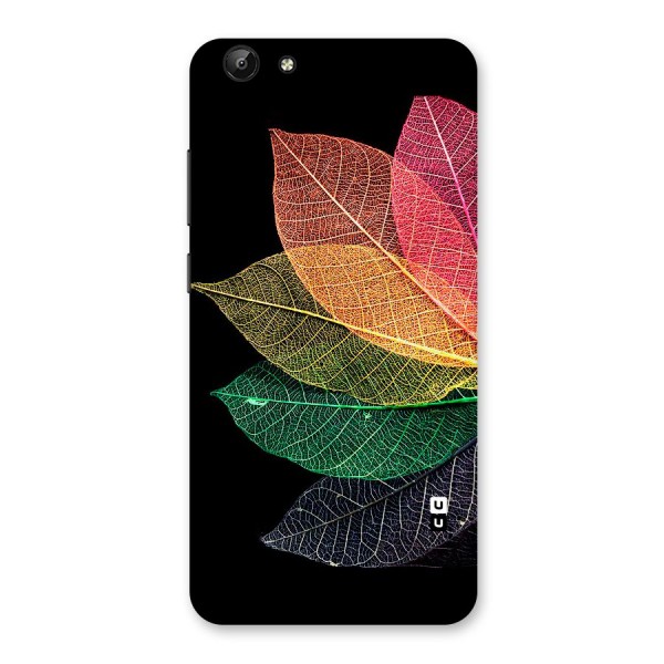 Net Leaf Color Design Back Case for Vivo Y69