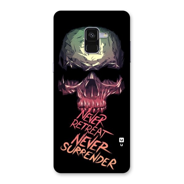 Never Retreat Back Case for Galaxy A8 Plus