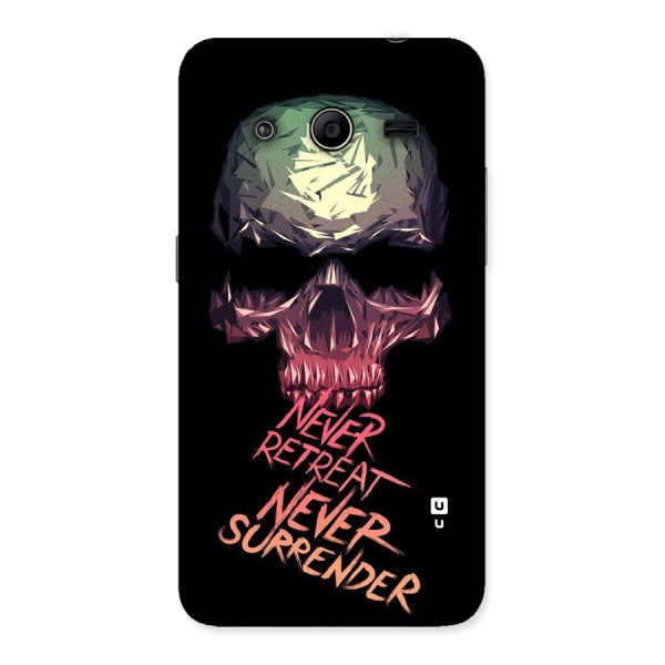 Never Retreat Back Case for Galaxy Core 2