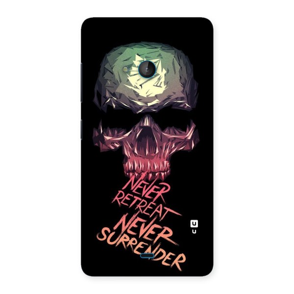 Never Retreat Back Case for Lumia 540