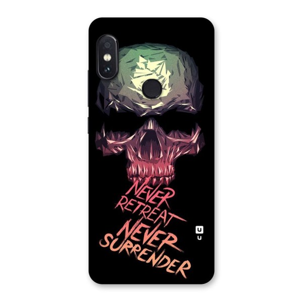 Never Retreat Back Case for Redmi Note 5 Pro