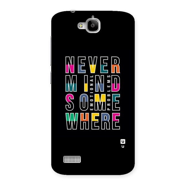 Nevermind Somewhere Back Case for Honor Holly
