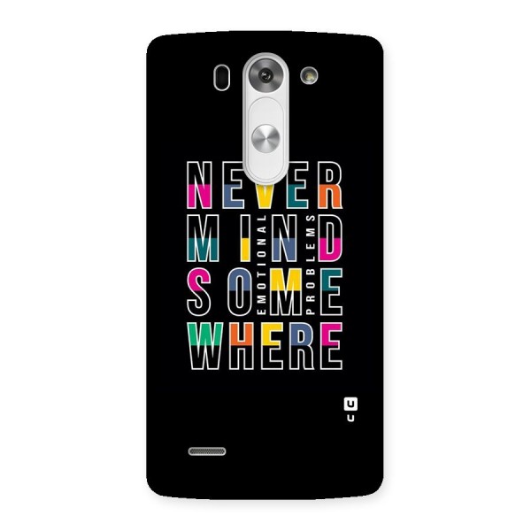 Nevermind Somewhere Back Case for LG G3 Beat