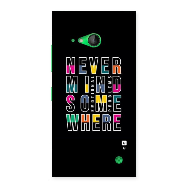 Nevermind Somewhere Back Case for Lumia 730