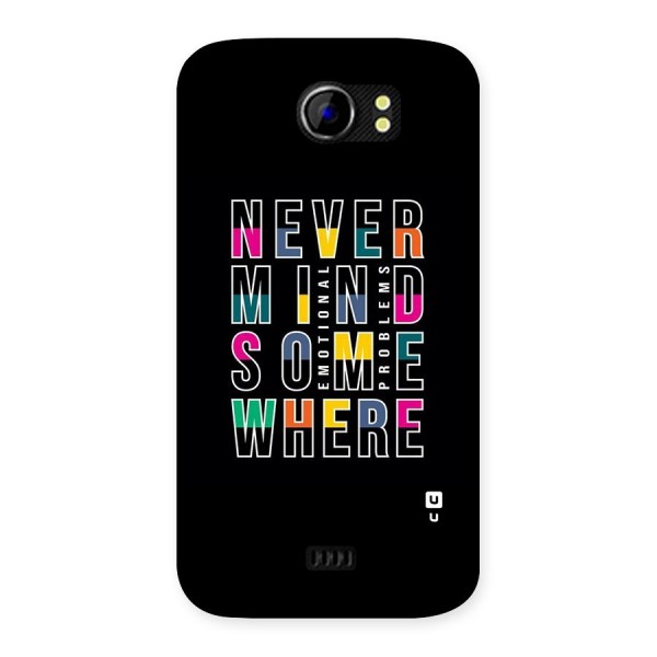 Nevermind Somewhere Back Case for Micromax Canvas 2 A110