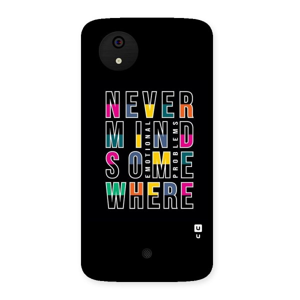 Nevermind Somewhere Back Case for Micromax Canvas A1
