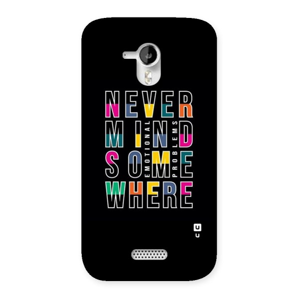 Nevermind Somewhere Back Case for Micromax Canvas HD A116