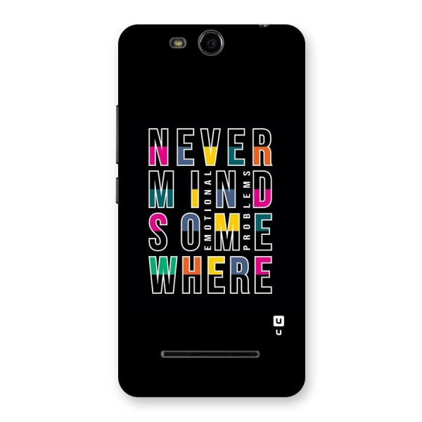 Nevermind Somewhere Back Case for Micromax Canvas Juice 3 Q392