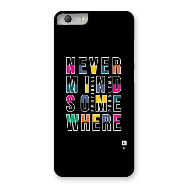 Nevermind Somewhere Back Case for Micromax Canvas Knight 2