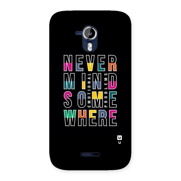 Nevermind Somewhere Back Case for Micromax Canvas Magnus A117