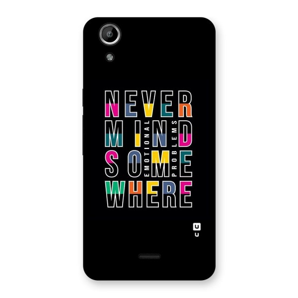 Nevermind Somewhere Back Case for Micromax Canvas Selfie Lens Q345