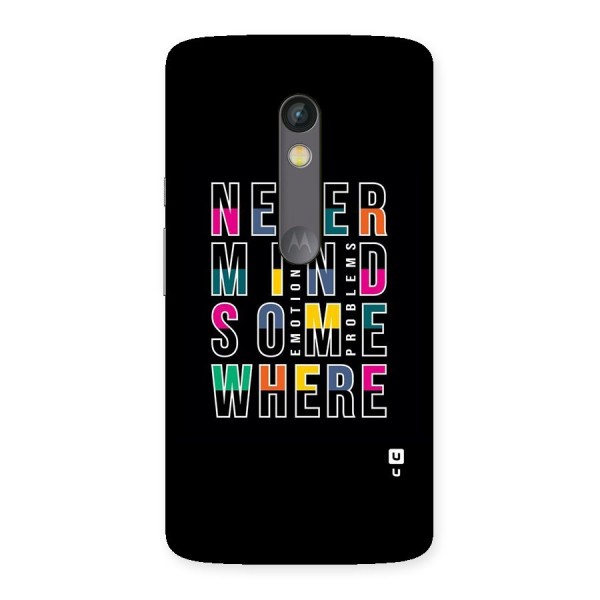 Nevermind Somewhere Back Case for Moto X Play