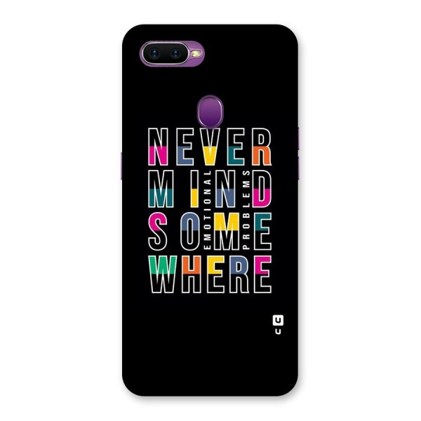 Nevermind Somewhere Back Case for Oppo F9